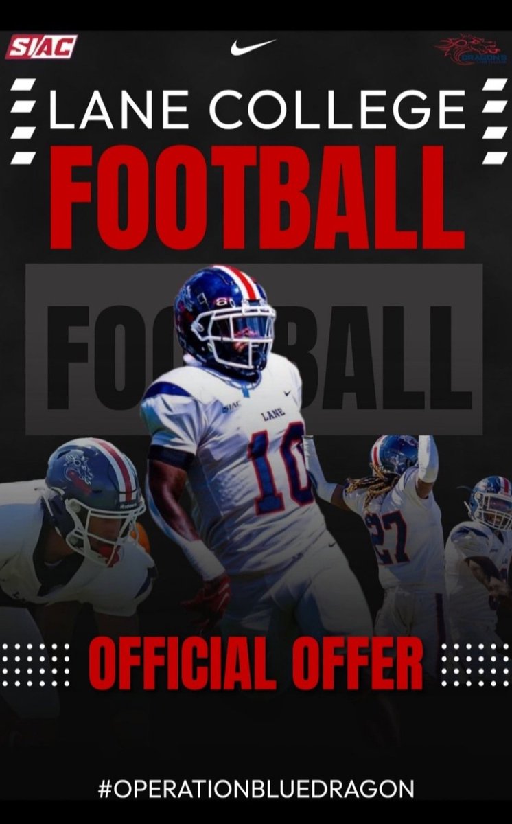Talon2AK's tweet photo. Blessed to receive my 4th offer from Lane College @insidezone 
@SFACoachMartin @CoachKen17 @CoachRoyal63 @Marcus44460360 @GabriellDTaylor https://t.co/XnEbXDoHV7