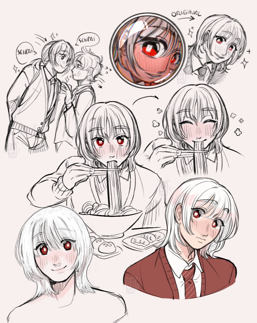 chirowoneko's tweet photo. Shion, Shion, Shion.... ❤️#SaihateStation #さいはて駅 #さいはて駅FA
(Practicing his face because I'm never convinced with the way I draw him---) https://t.co/hPqXknmaQh
