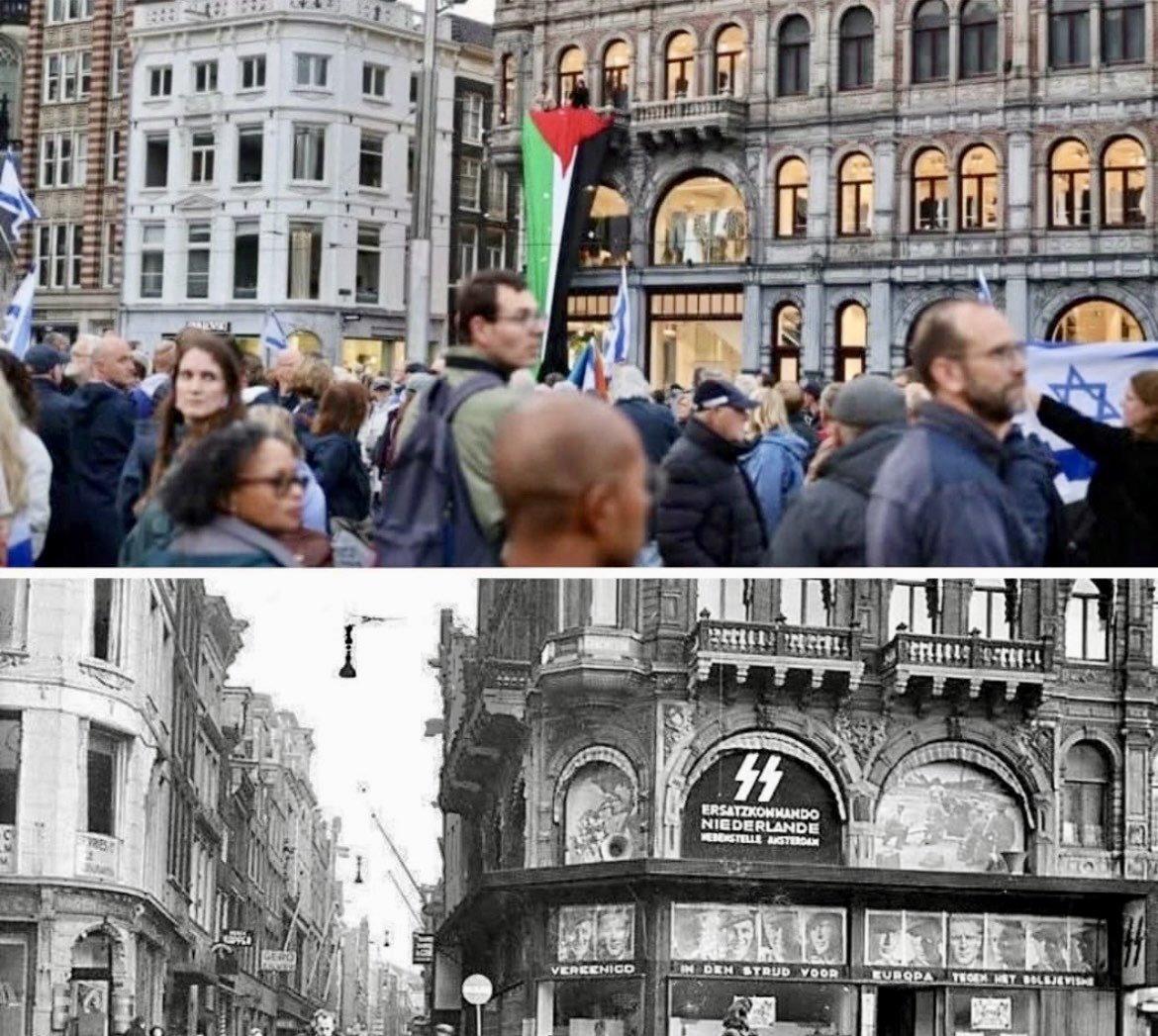 antonkarel1O's tweet photo. Er is niets veranderd…
#proisrael #palliepijpers #demonstratie #Dam #Amsterdam https://t.co/DE5548hH6n