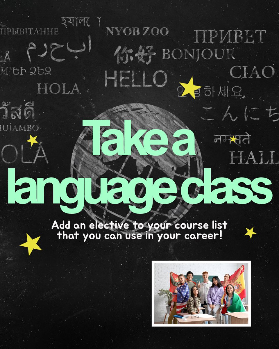 WLC_UNLV's tweet photo. Your major doesn’t have to be your only thing.

A WLC minor, certificate, second major, or individual course can complement your existing degree while giving you opportunities to explore language, culture, literature, and linguistics.

What could you add to your academic path? 🌎 https://t.co/bLcBfYKwRC