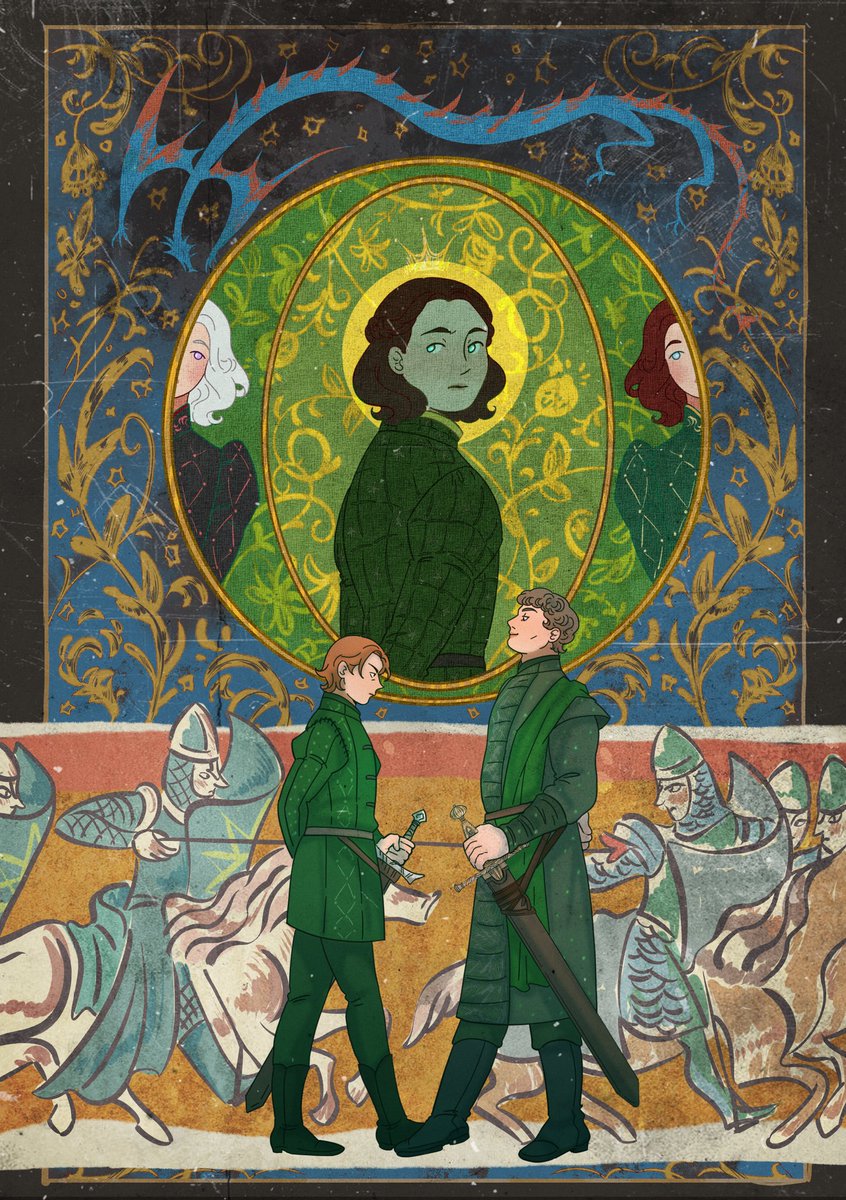 unicorngunter's tweet photo. Their fights for the prince's soul resemble steps of the familiar dance they've been doing for years 😌🙏
#hotd https://t.co/ZLg77lU343