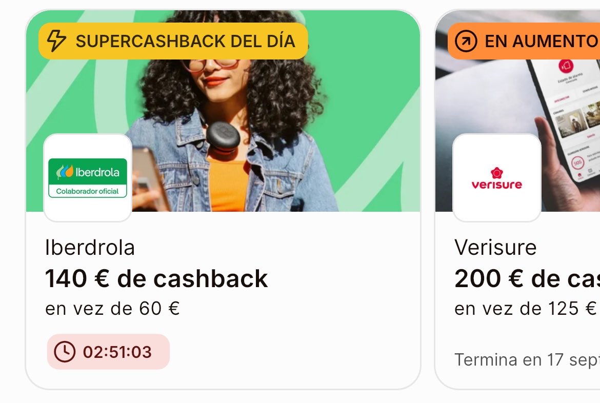 CholloSinFiltro's tweet photo. Iberdrola entra hoy en iGraal con cashback.

Si te ibas a cambiar de luz igualmente, aquí recuperas dinero por hacerlo.

140€ de cashback. Ojo: hay que hacerlo desde la web, no desde la app.

Enlace en el primer comentario 👇 https://t.co/QOV8BAP4xz