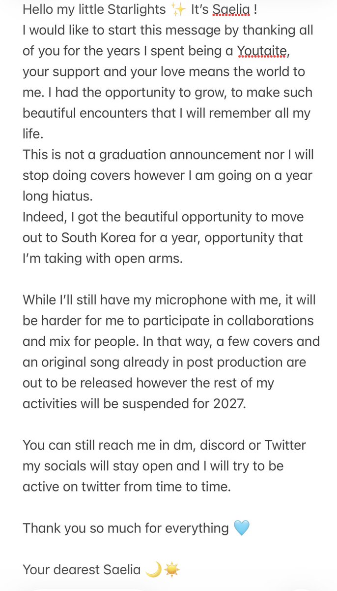 saeliaverse's tweet photo. Small announcement ✨☀️ https://t.co/X1aonTgRLP