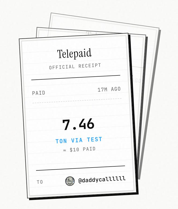 telepaid's tweet photo. First round on TON has been paid out to users. https://t.co/aSSsedxTiC