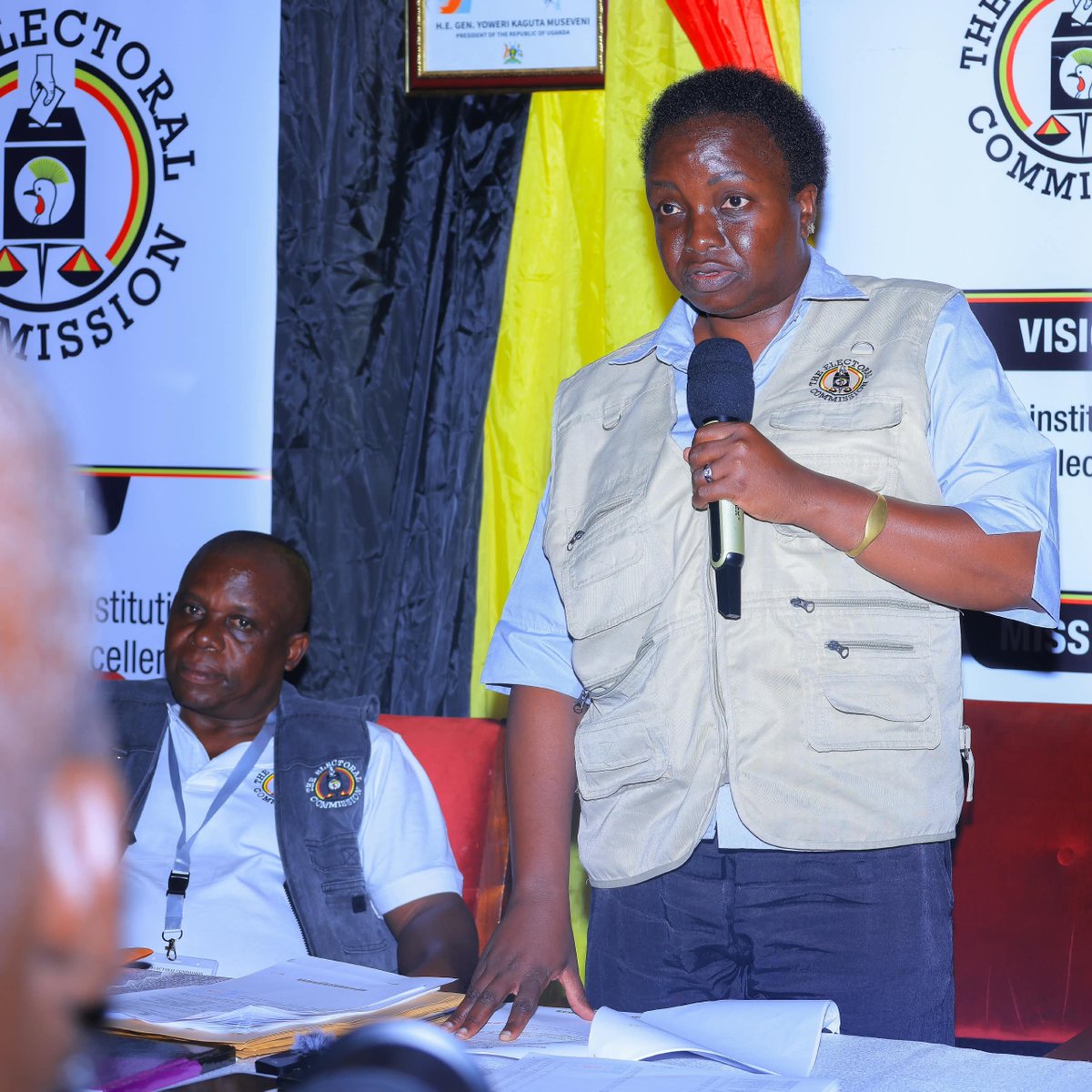 NRMOnline's tweet photo. Electoral Commission Chairperson Justice Simon Byabakama has commended the people of Adjumani West Constituency for conducting what he described as one of the most peaceful and orderly elections witnessed in the country. https://t.co/VeOiA0Eu6N