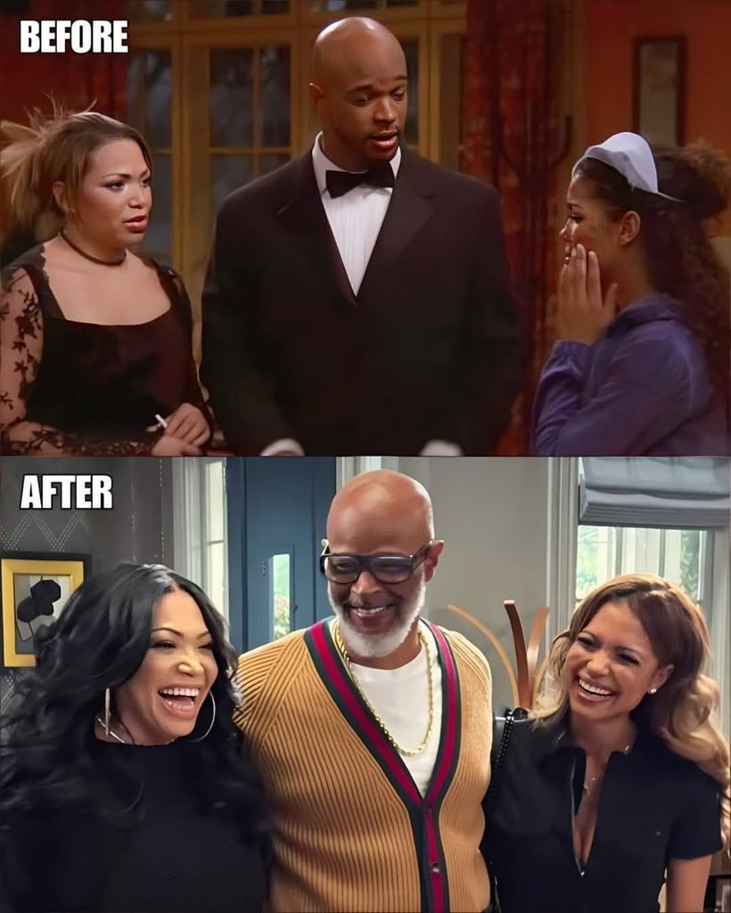 opolot_ronnie's tweet photo. The cast of "My Wife And Kids"; Damon Wayans, Tisha Campbell &amp; Jennifer Freeman meet again!❤️ https://t.co/UfIZyLE0F3