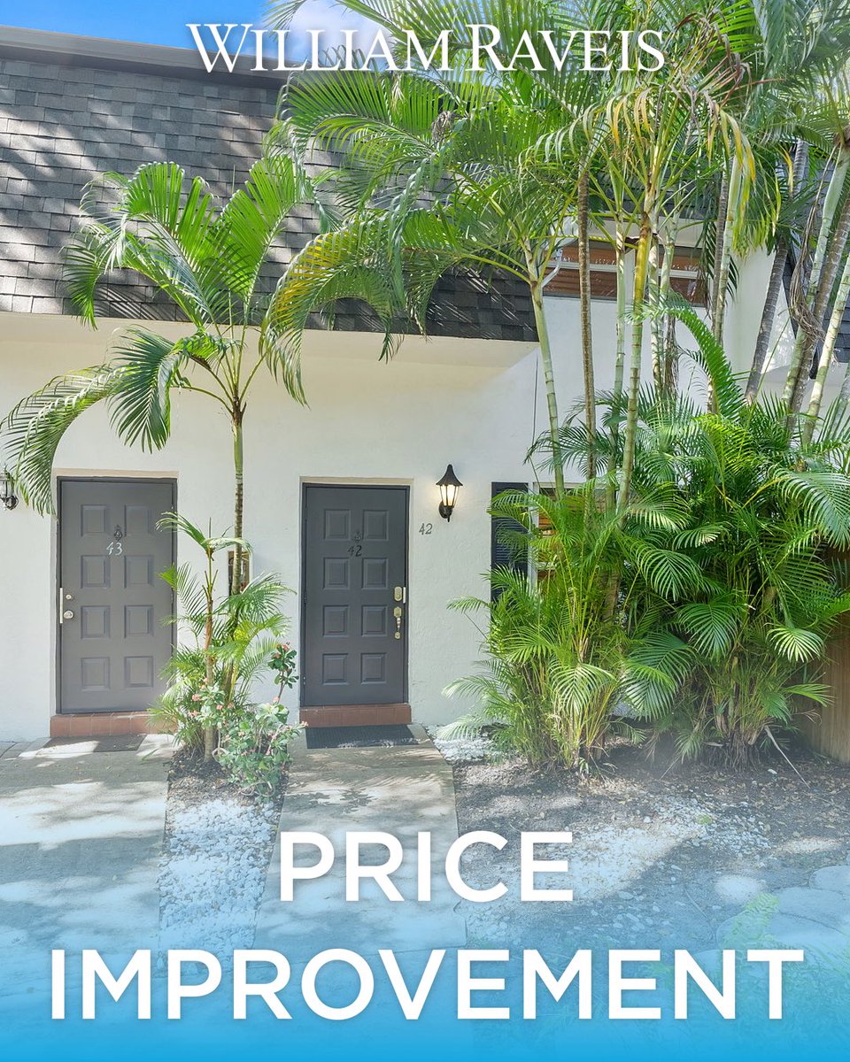 CarlaKRealtor's tweet photo. 🏡✨ FOR RENT | BOCA RATON-Offered at $3,000 

3-bedroom, 3-bath villa 
📍 East Boca location
🏖️ Minutes to beach
🌆 Close to Downtown Boca &amp; FAU
🛏️ 3 bedrooms
🛁 3 bathrooms
🍳 Open kitchen with wood cabinetry
✨ Granite countertops
🧼 New dishwasher
👚 In-unit washer and dryer https://t.co/KNqzFPCoKM