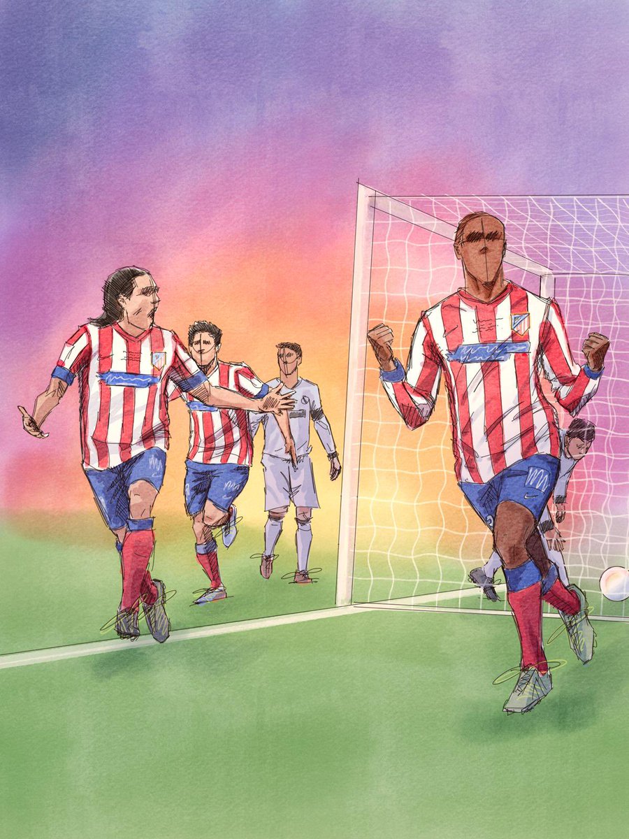 atletienglish's tweet photo. What memories do you have of this derby? ❤️🤍

Thank you @nicsginthings for your art 🥰 https://t.co/QQbXhttGZd