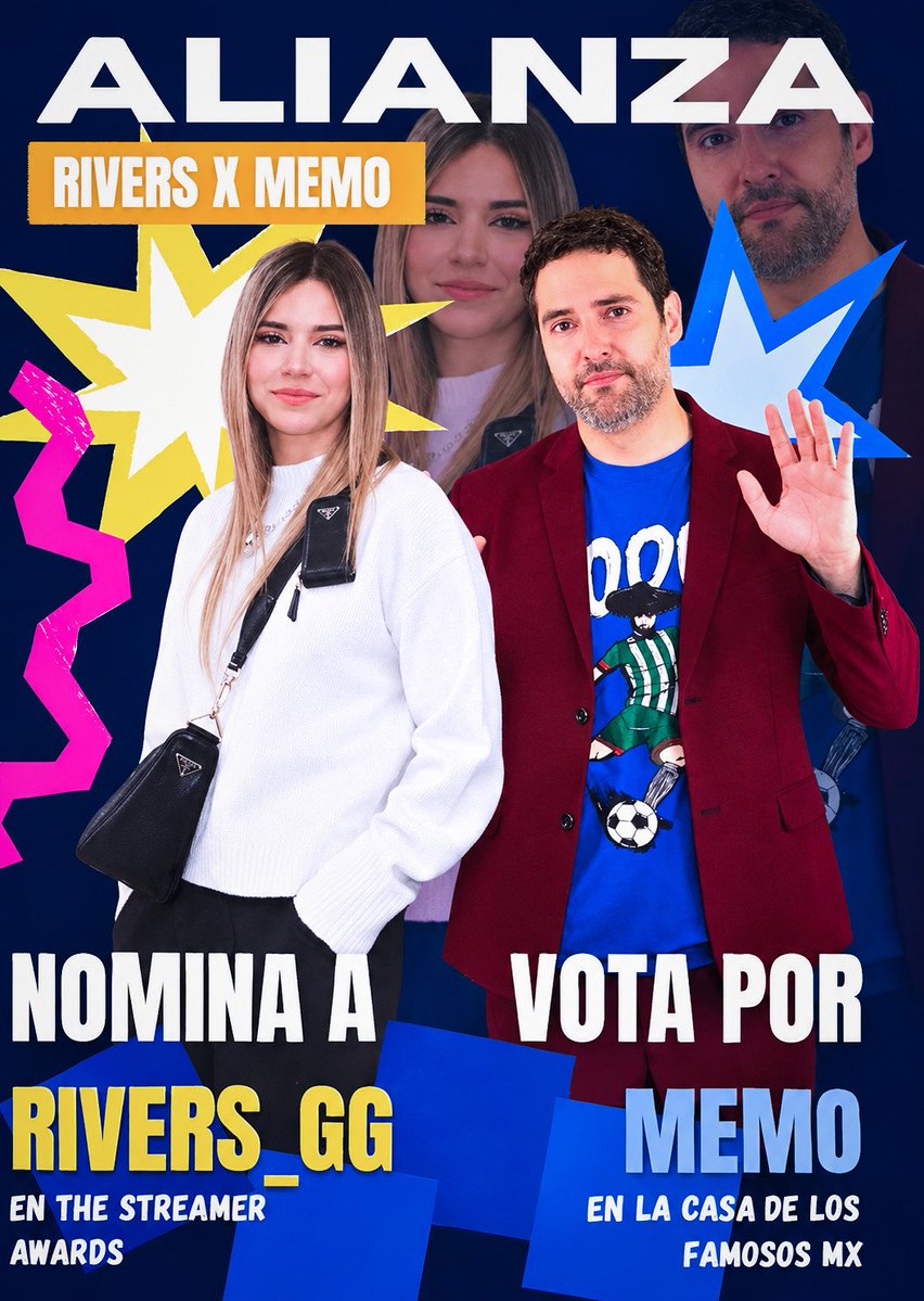 anyx_gg's tweet photo. 🐣 ALIANZA RIVERS X MEMO SCHUTZ 🖖🏻

Pollos tenemos una alianza con el fandom de Memo Schutz para apoyarnos mutuamente, nosotros estaremos apoyando a Memo en sus votaciónes de lcdlfmx y de igual manera su tropa estará apoyando a Rivers y Ari en sus nominaciones. 

👇🏻 Aquí abajo les dejare la información para que puedan participar y en otro post los tutoriales:

🖖🏻 MEMO SCHUTZ 
(VOTOS, JUEVES, VIERNES Y DOMINGO - 9:30 - 12:00 pm )
🔗: https://t.co/59Tx08fLXL

🐣🍓 RIVERS Y ARI (NOMINACIÓN) :
🔗 : https://t.co/eKyVuKyytr

Si participan, recuerden compartir su captura en los comentarios para llevar un registro del apoyo. 🫶🏻

‼️👇🏻