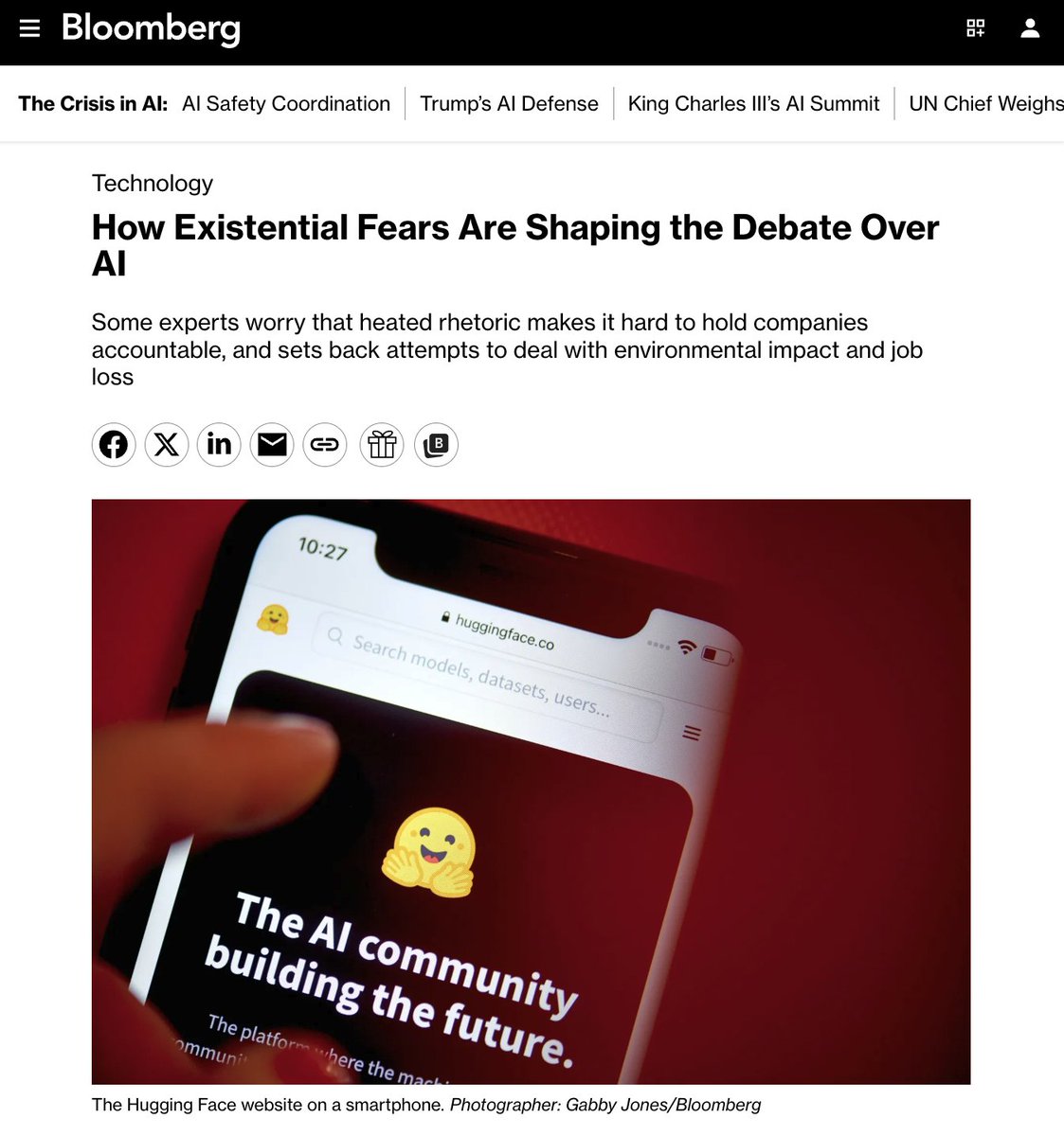 daveyalba's tweet photo. New w/ @rachelmetz: For the past few days, the normie world has been getting a glimpse of the long-running "we're all gonna die" story in AI. But what is it, exactly, that we're talking about when we talk about doom? Or rather, what are we NOT talking about? (Accountability.) https://t.co/6NSLUYTYLm