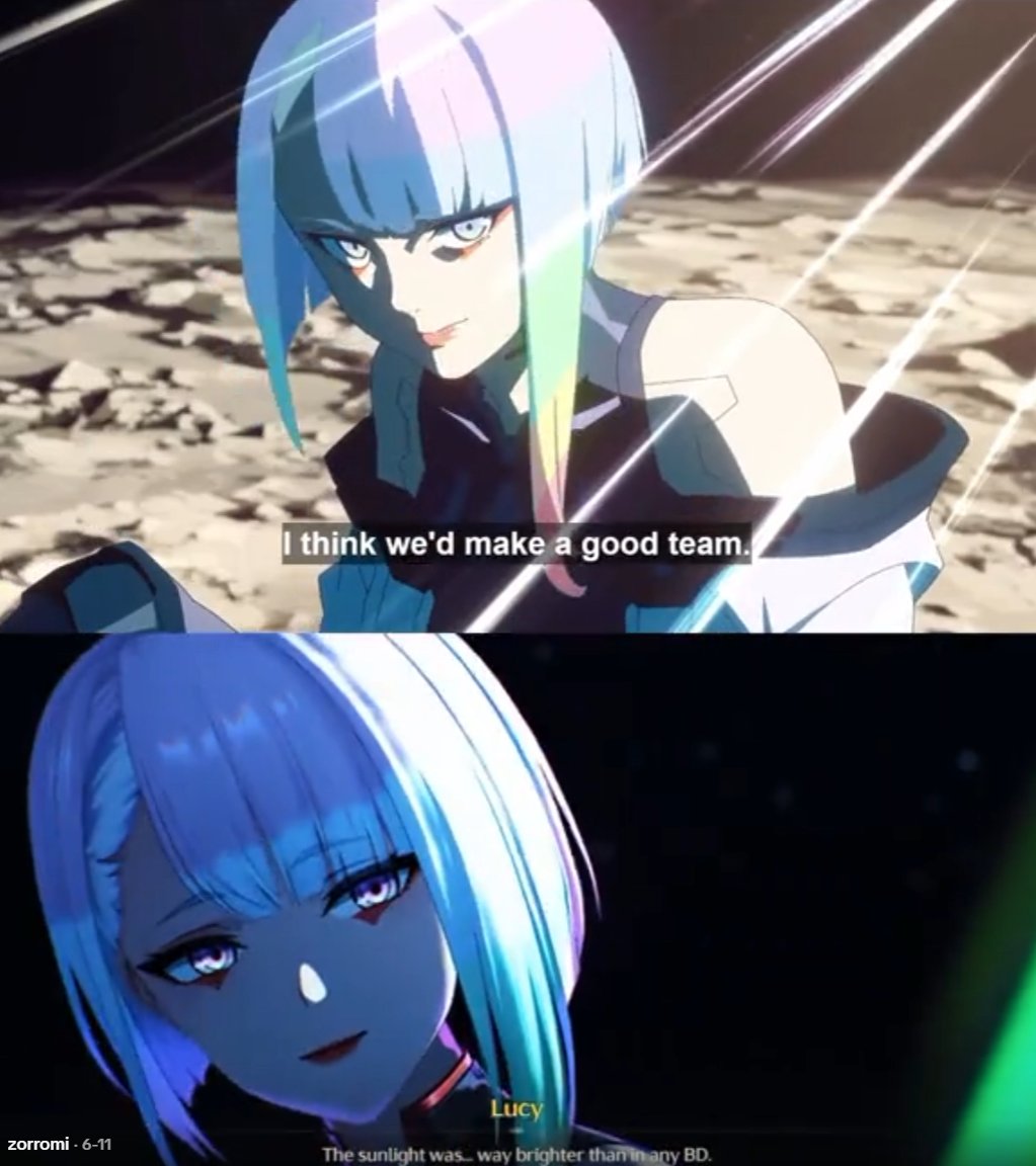 stok54's tweet photo. Since they locked the post right as I was about to reply, the Fortnite Lucy model is just bad. The shading is more anime accurate than Wuwa, but Wuwa has an objectively better depiction of Lucy. https://t.co/5MdO9X1ED5