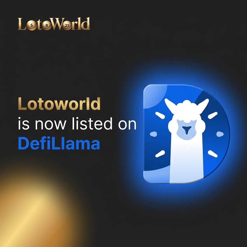 LotoWorld26's tweet photo. Lotoworld is now listed on DefiLlama.

This means anyone can track the exact value locked in the lottery contract—on-chain and in real time—without having to take our word for it.

https://t.co/tZbBZ09In3

Transparency isn't a promise; it's verifiable. https://t.co/2MWXc7e2tm