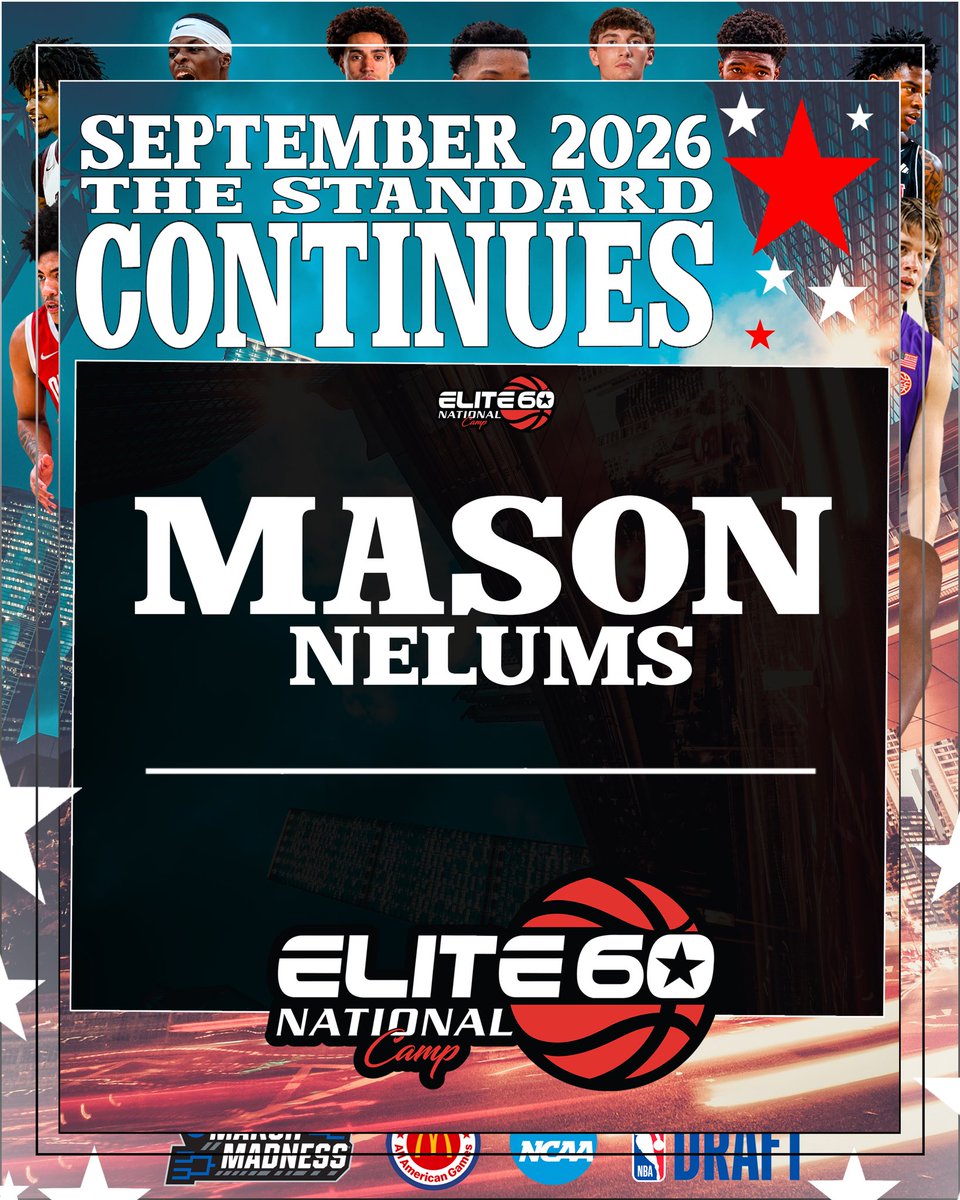 StellarHoops's tweet photo. Class of 2028 6’8 Fairfield Central High School (SC) Mason Nelums is next to set the STANDARD at the Elite 60 National Camp this September. https://t.co/0Z0V5nKdfN