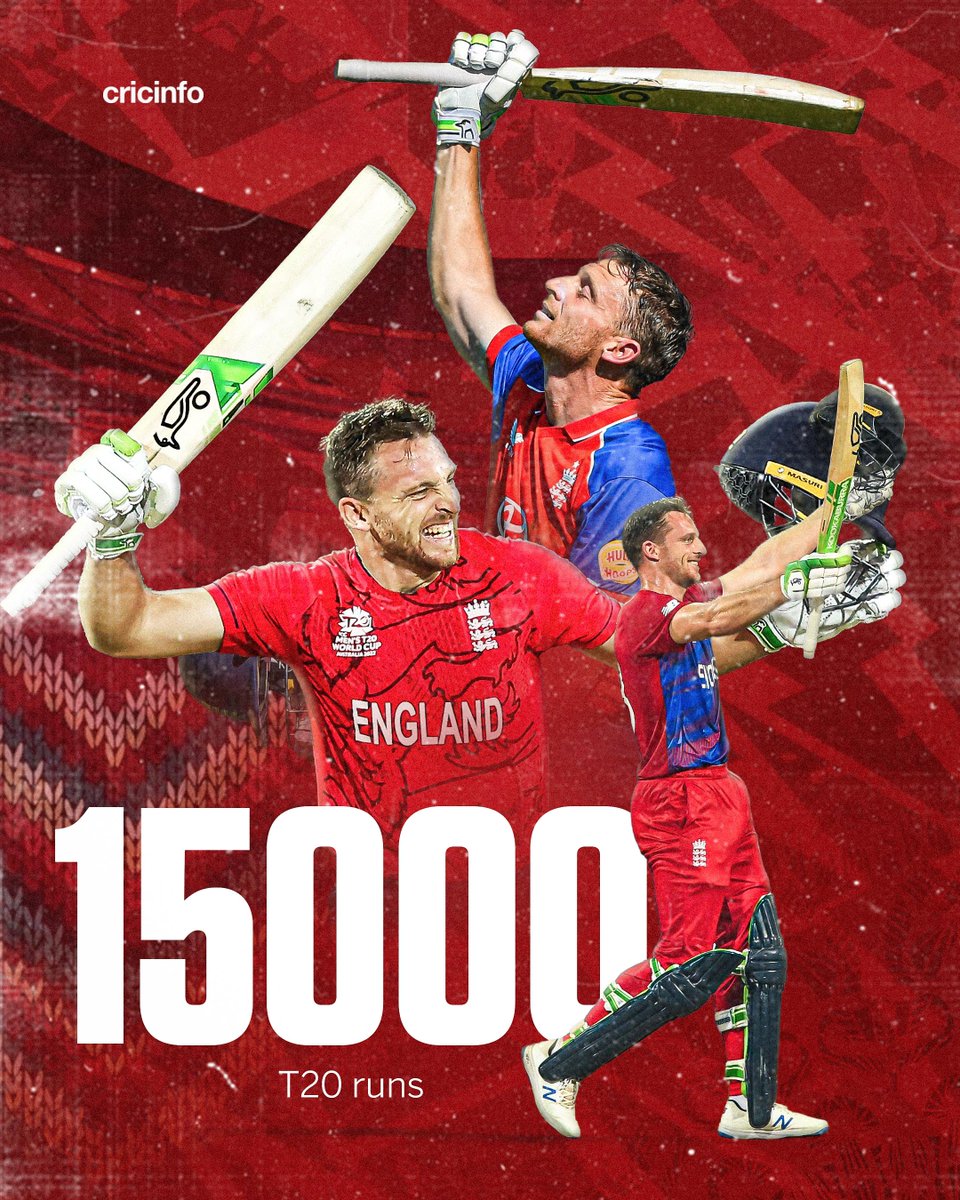 cricinfo's tweet photo. 𝐅𝐈𝐅𝐓𝐄𝐄𝐍 𝐓𝐇𝐎𝐔𝐒𝐀𝐍𝐃 𝐑𝐔𝐍𝐒!

Jos Buttler, T20’s finest 👑 https://t.co/sGBBddybJU