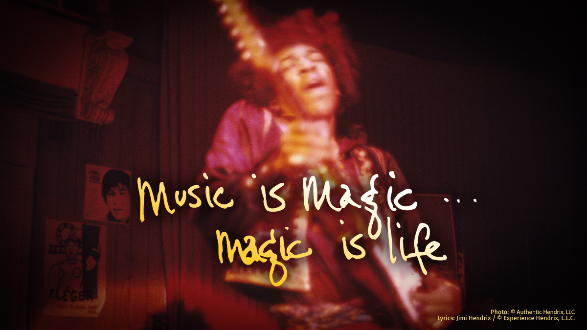 JimiHendrix's tweet photo. "Music is magic... magic is life" ~ Jimi Hendrix https://t.co/aMGfz07Hlr