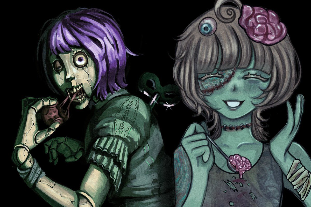 James_less's tweet photo. Collab I did with a friend
(Her work on the right)
#artcollab https://t.co/PrzbK36m0R