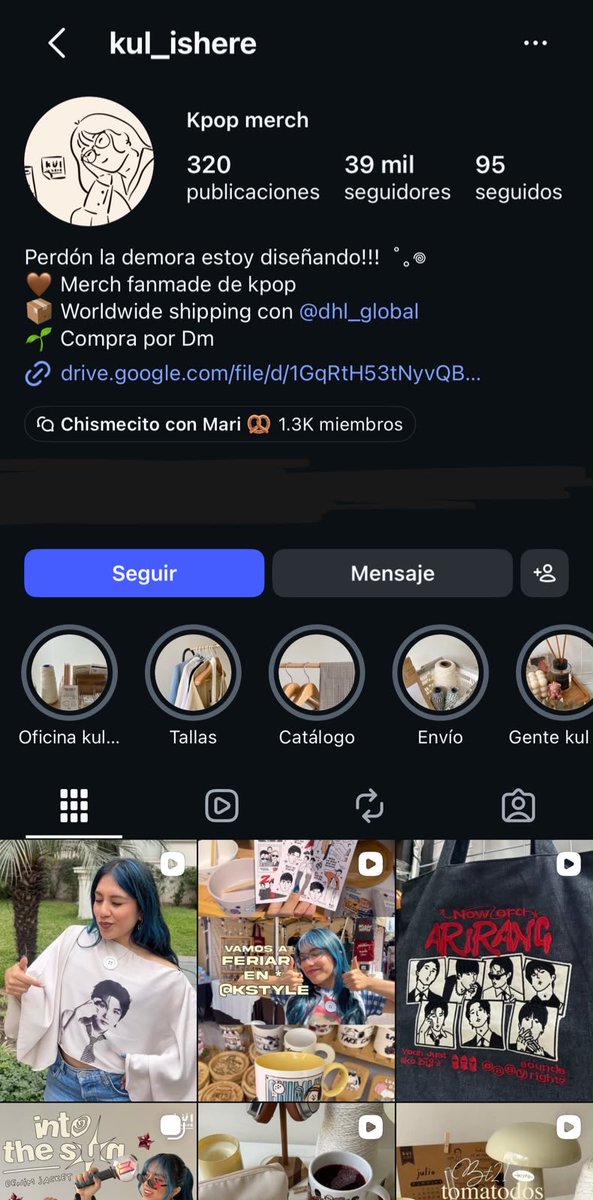 cypherlovs's tweet photo. Y una de las chupamedias de Grace es dueña de una tienda peruana que TODO su contenido se dedica a bangtan, lo dejo ahí nomás, cuidado a quien le compran mutis peruchas capaz es alguien que apoye a antis de los chicos🧘‍♀️ https://t.co/zHqRlrnaRZ