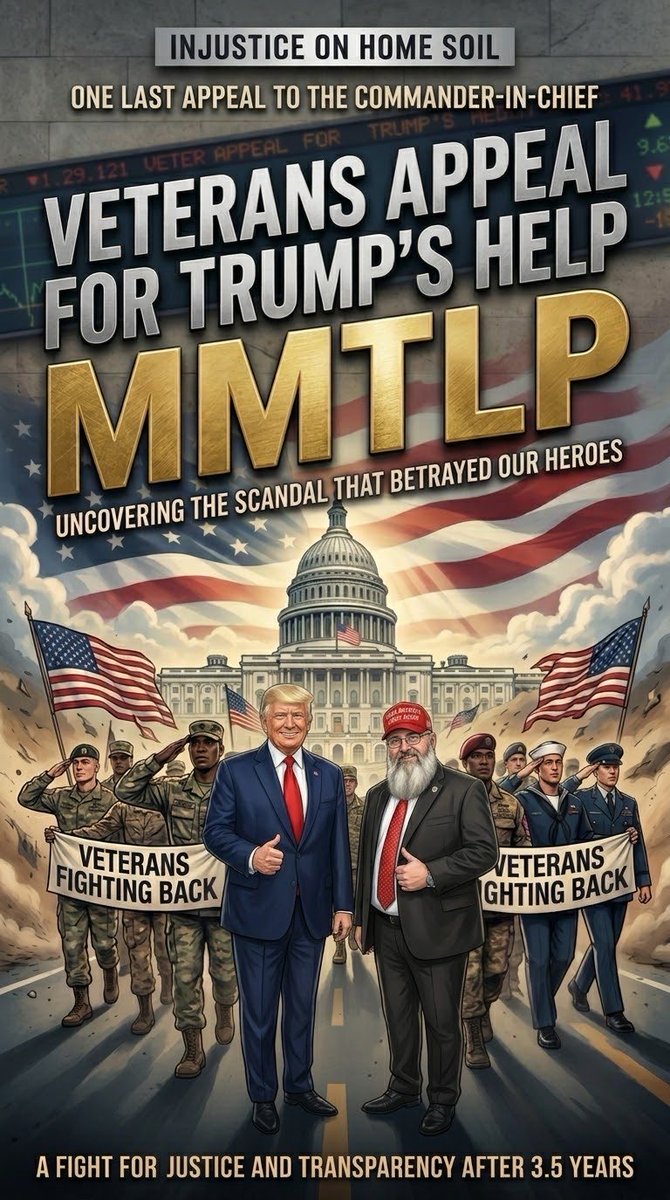 Beardvet's tweet photo. Veterans, Veteran Families and Thousands of Other Red Blooded Americans trusted the Governments own words to “Protect investors and Maintain Fair, Orderly, and Efficient Markets” and it’s been anything but for MMTLP

4 Years there’s been ZERO TRANSPARENCY

I’ll be on @NEWSMAX later this evening with @edhenry to discuss