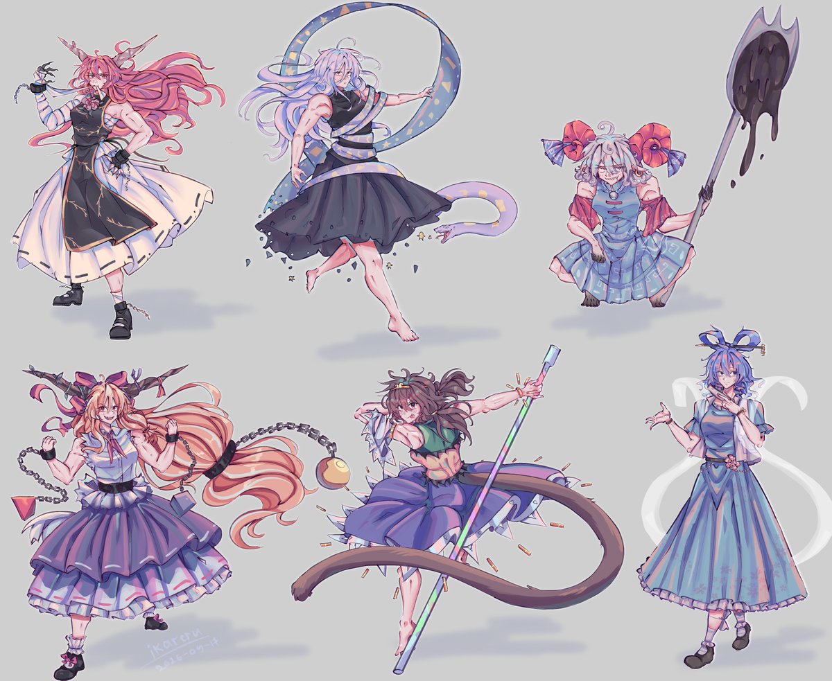 ikarewu's tweet photo. late touhou popularity votes 
sorry 
#東方Project #touhou https://t.co/fKqpfpBn0e