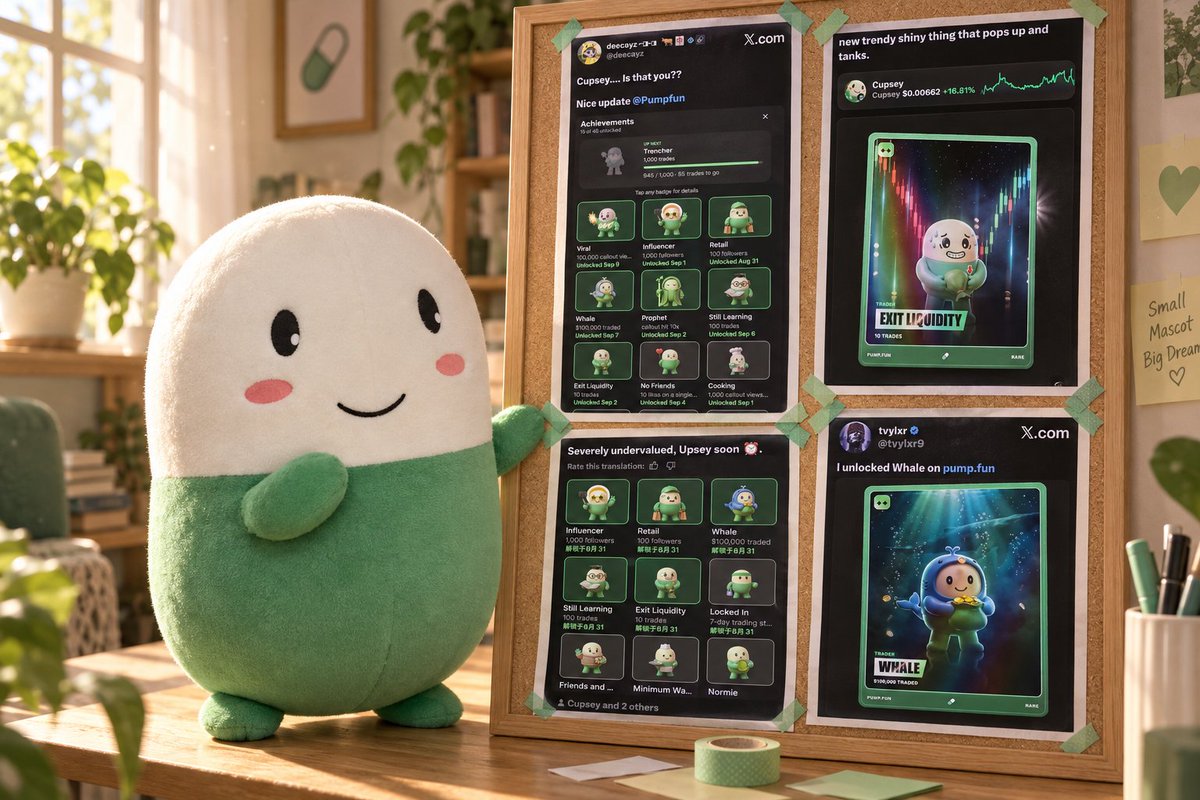 CupseyToken's tweet photo. flattered to see everyone posting their achievements (me) https://t.co/AoY12KgKxa