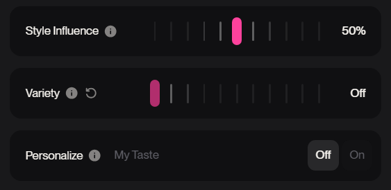alexutopia's tweet photo. Suno v6 sounding too generic?

Check "Variety" and "Personalize."

Many people have overlooked
the new controls.

Turn both off to stop Suno
rewriting your prompt. https://t.co/sluw29T8Oh