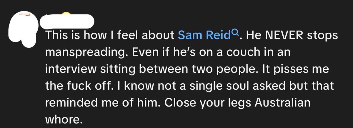 vampyrevenge's tweet photo. sam getting shredded to bits on tik tok damn https://t.co/P9Nm1vywir