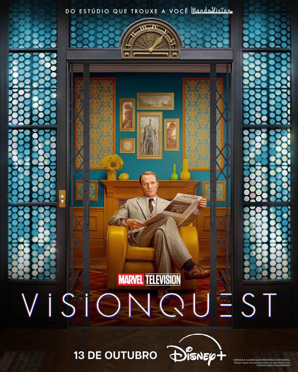 [Verificando identidade...]\n\n#VisionQuest, em 13 de outubro s\u00F3 no @DisneyPlusBR.