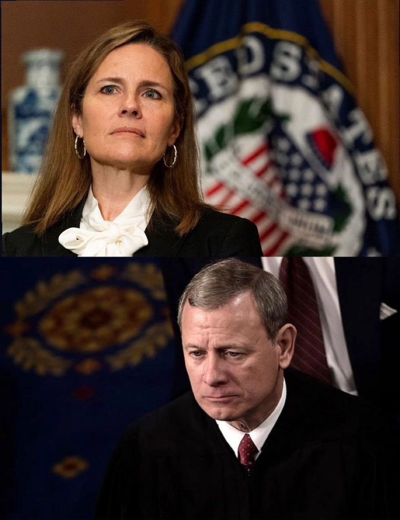 dianekrugerr1's tweet photo. 🚨SUPREME COURT IN TURMOIL? EXPLOSIVE ALLEGATIONS TARGET ROBERTS & BARRETT🚨 EXPLOSIVE CLAIMS are shaking Washington.

An anonymous source claiming to be a Supreme Court clerk alleges that Chief Justice JOHN ROBERTS and Justice AMY CONEY BARRETT held PRIVATE MEETINGS with Democratic officials and immigrant-rights groups before major rulings on MAIL-IN BALLOTS and BIRTHRIGHT CITIZENSHIP.

NO PUBLIC EVIDENCE has confirmed these allegations, but they have already triggered calls from critics for an ETHICS INVESTIGATION and even IMPEACHMENT.

If true, the accusations would represent one of the most serious judicial scandals in modern history.
