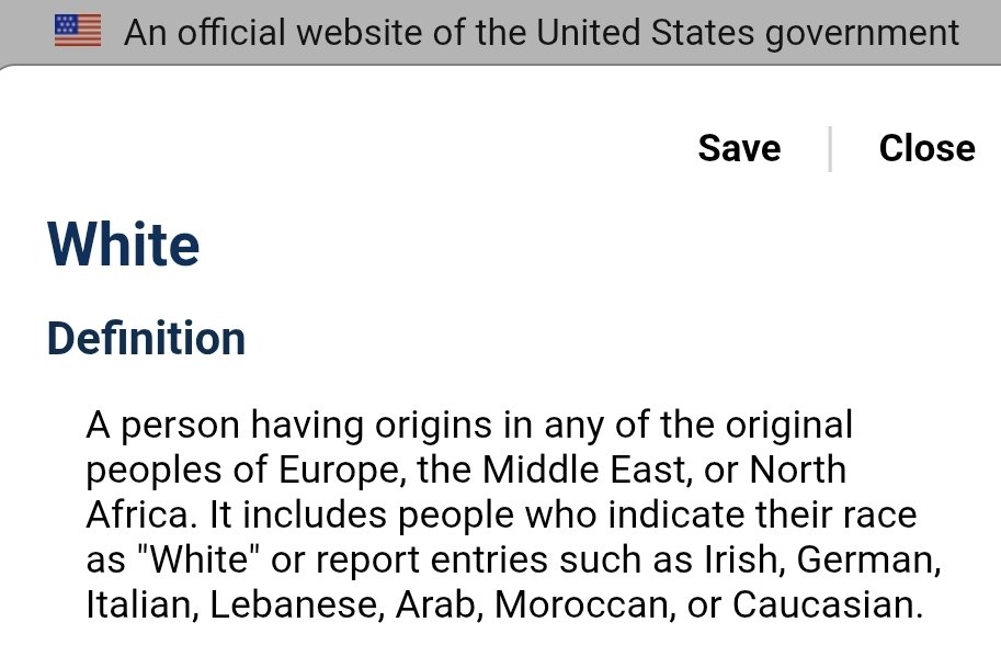 embellishmented's tweet photo. @Squisho64 How's it a retarded statement? The American definition of it is so warped that it includes Egyptians and Italians as both being white. https://t.co/DB2e09Fqt2