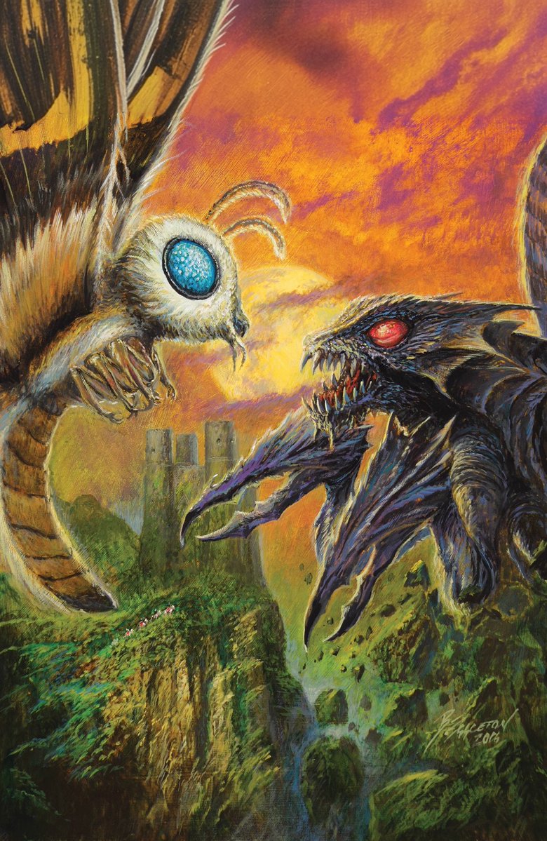 monsterasiazero's tweet photo. IDW Tales Of The Monsters!
Mothra vs Megaguirus By Bob Eggleton #Mothra #Godzilla https://t.co/yko4Fhe4gY