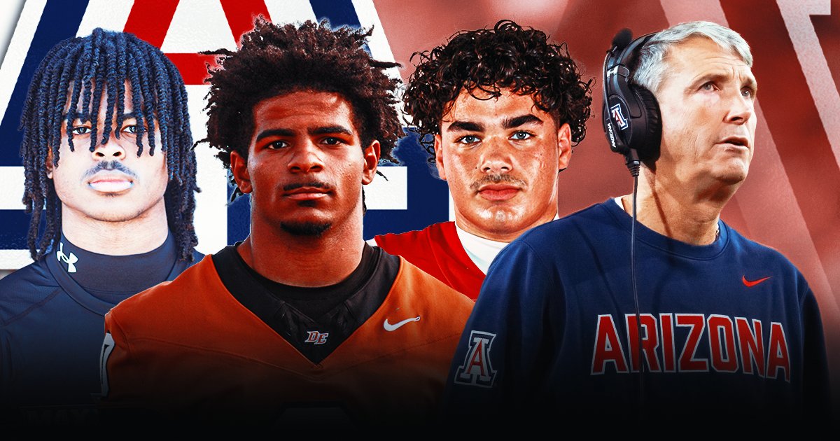 BrandonHuffman's tweet photo. NEW: Arizona is hosting a massive recruiting night in Tucson on Saturday.

Commits from Texas and California are making the trip, plus a loaded group of 2028 targets — including a 4-star from Washington — for their game with Northern Illinois.

More: https://t.co/eDW0NPq4HL https://t.co/16uSDVnp6k