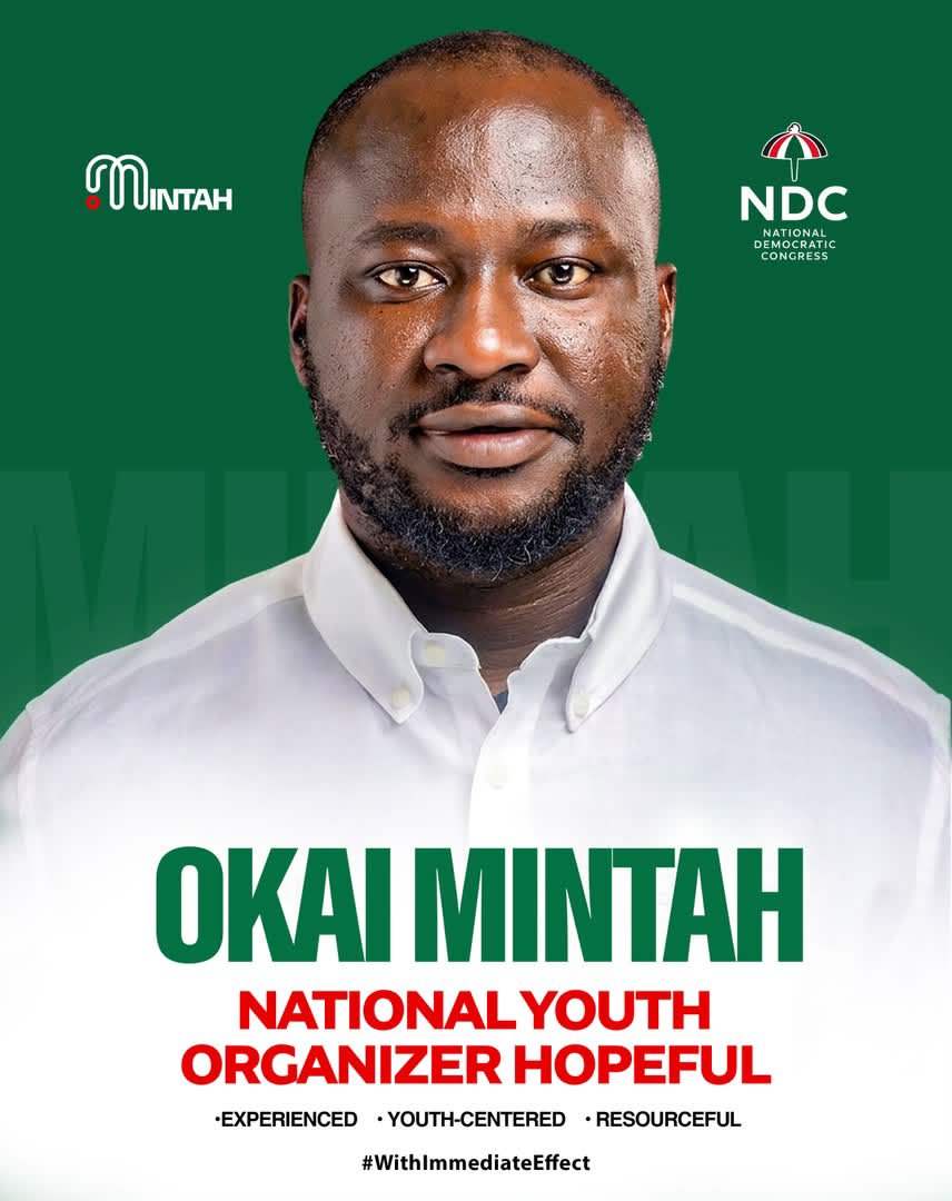 saahbon14's tweet photo. The future of the NDC youth wing is best captured in Safe and experienced hands. Okai Mintah is experienced, hands-on and ready to build a youth wing whose army can push the agenda of the NDC forward.

#WithImmediateEffect https://t.co/EDYMcJUZ9z