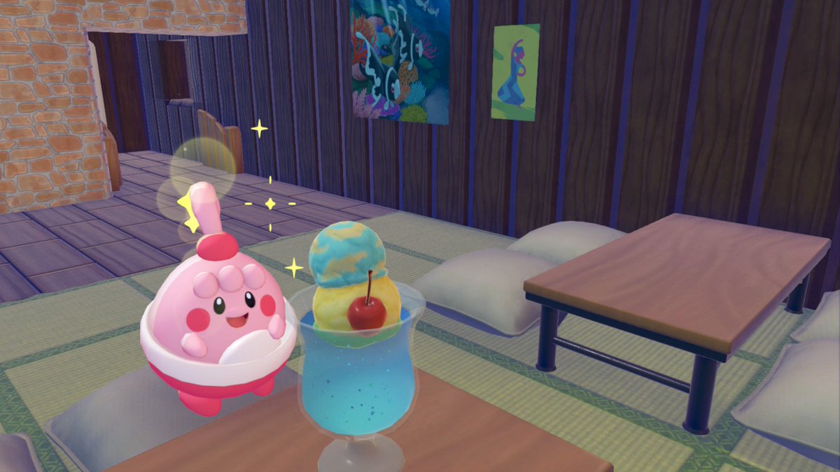 Pocoa_Pinpuku's tweet photo. ピンプクとクリームソーダ
#ぽこあポケモン https://t.co/swkfcw04Pl