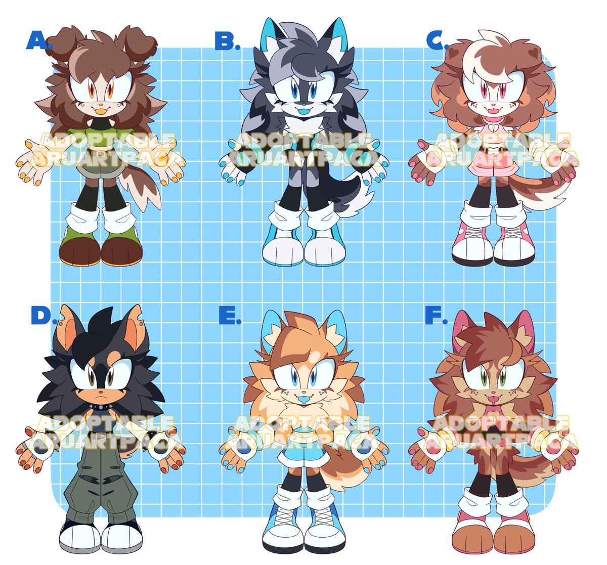 aruartpaca's tweet photo. MOBIAN PUPPIES ADOPTABLE BATCH
35EUR each
A. Border Collie
B. Alaskan Malamute
C. Cocker Spaniel
D. Doberman
E. Shiba Inu
F. Husky
DM/comment to claim or get them immediately on Ko-fi: https://t.co/o9cmWMFKVU
#sonicoc #sonicadopt #adoptable #fankids #sonic https://t.co/dbREQAwXgr