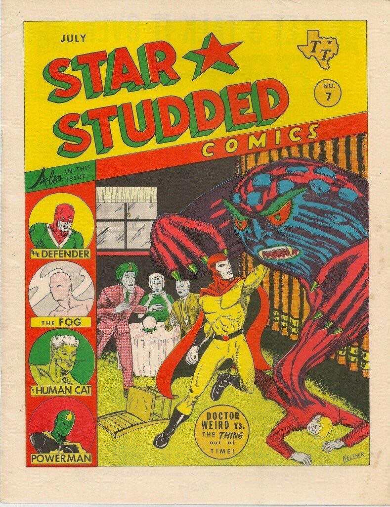 BrianWPrescott's tweet photo. #StarStudded No. 7 #DoctorWeird #GeorgeRRMartin #TexasTrio #Fanzine 1965 #ComicZine https://t.co/77wOhp5EQT