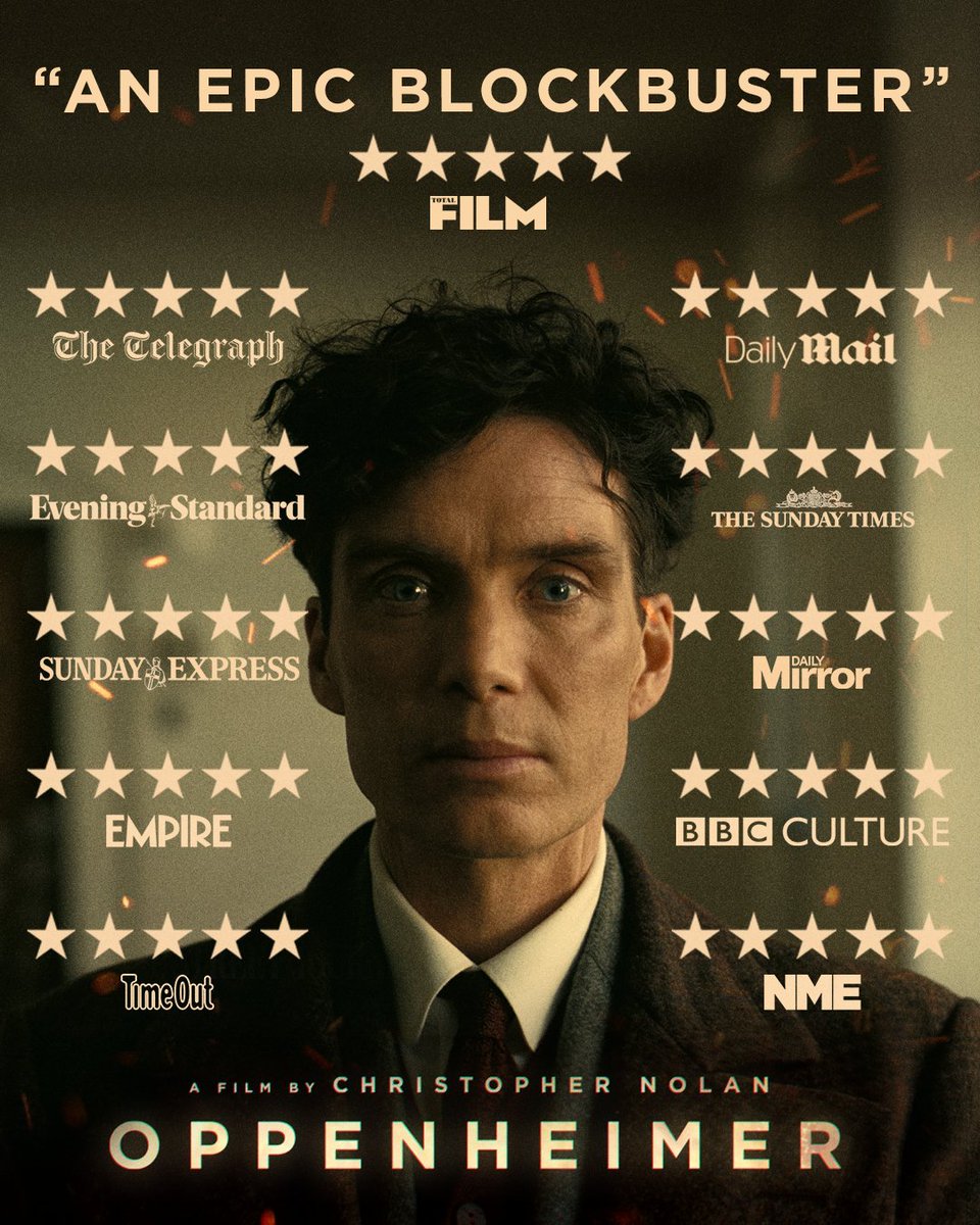 AleneChaderton's tweet photo. Just binged Oppenheimer — the tension, performances, and Nolan’s direction left me completely blown away. A masterclass in historical storytelling! https://t.co/HXn2Tfs63Q