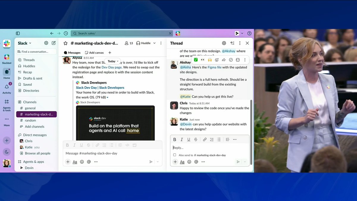 Writing code has become a conversation. With Slack Code, anyone in your org can become a builder — design, marketing,…