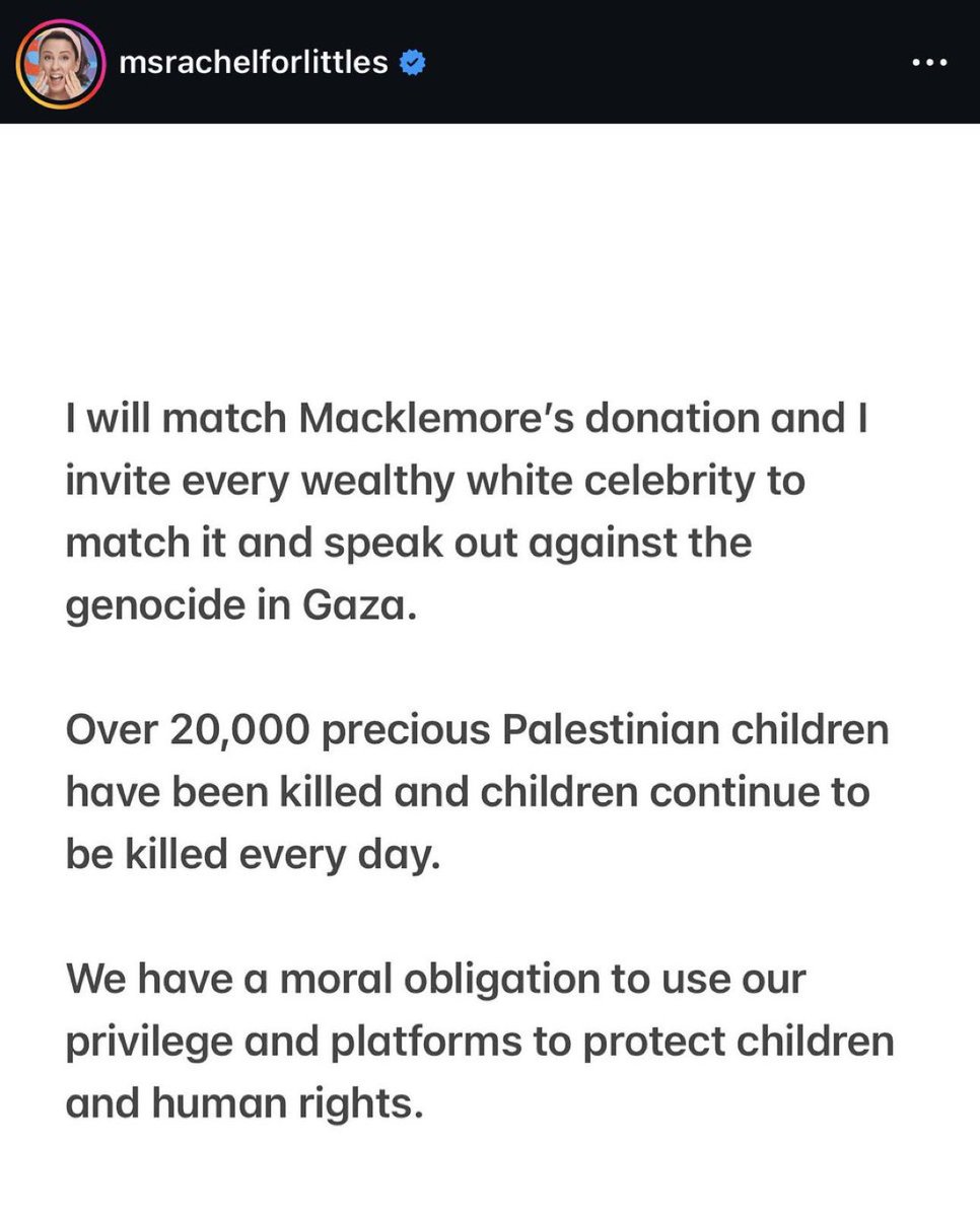 Fx1Jonny's tweet photo. Ms Rachel is matching Mackelmore’s $1 million donation.

She is a Queen 👸 ❤️ https://t.co/MF5Vj7rzJg