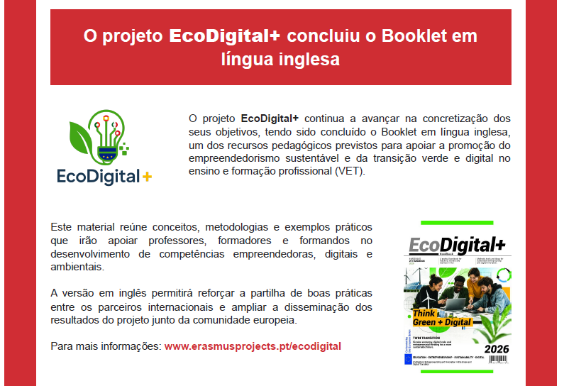 Ecodigital2527's tweet photo. We are pleased to announce that the EcoDigital+ – Entrepreneurship and Innovation in the Green and Digital Transition project is featured in the AEP September 2026 Newsletter. 
The article highlights the project’s work and results, showcasing our contribution to sustainable entre https://t.co/CsxC1WhwJz