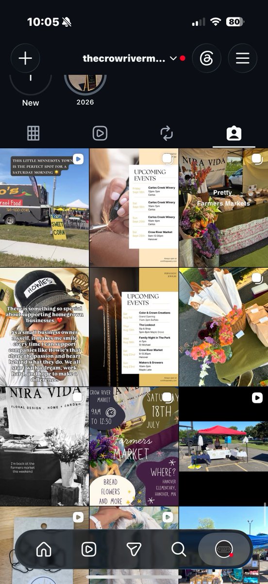 createwithima's tweet photo. @createwithima Instagram now lets tagged posts live on your main grid. Here is the easy win for a small shop.

One easy thing this week: open Tagged, pick one strong customer or collab photo, and add it to your grid if Add to grid is there.

https://t.co/tcHZb1J5Ww https://t.co/vmuJrYj9h6