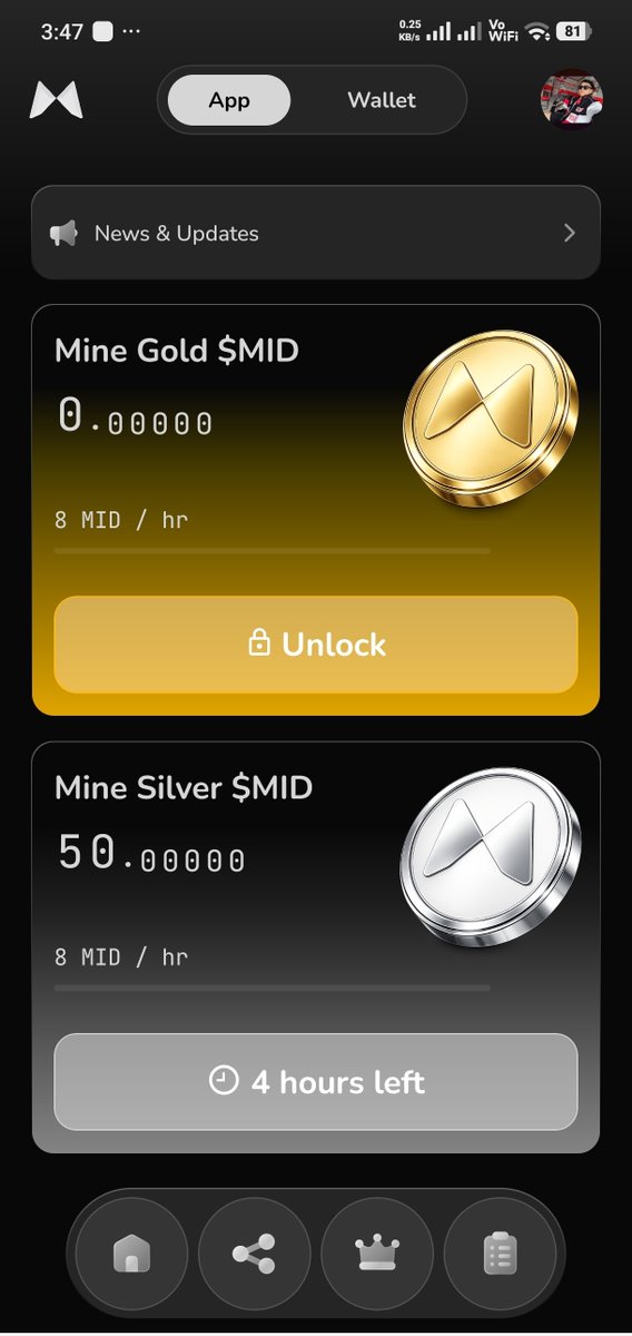 Xiaomimaster's tweet photo. Start earning $MID Tokens for free! 💎 I’m inviting you to join Midas Mining.  Start earning crypto rewards daily from your phone. Get the app here: https://t.co/0yYi7AfJTw 🚀🌍 

Use my Referral Code: 54D4M6 https://t.co/rj7Cr3HhAn