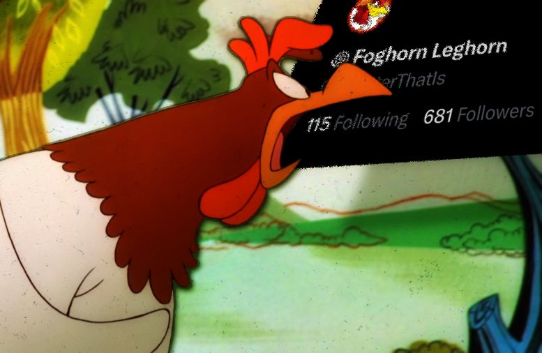 RoosterThatIs's tweet photo. HOG GRAVY AND CHITLINS- that's a heck of a number! 
I could- I say I coulda SWORN it was down to 220 the day before yesterday!
Y'can't argue with math, that's 461 new pairs of eyes on me! https://t.co/NF4O2eEczq