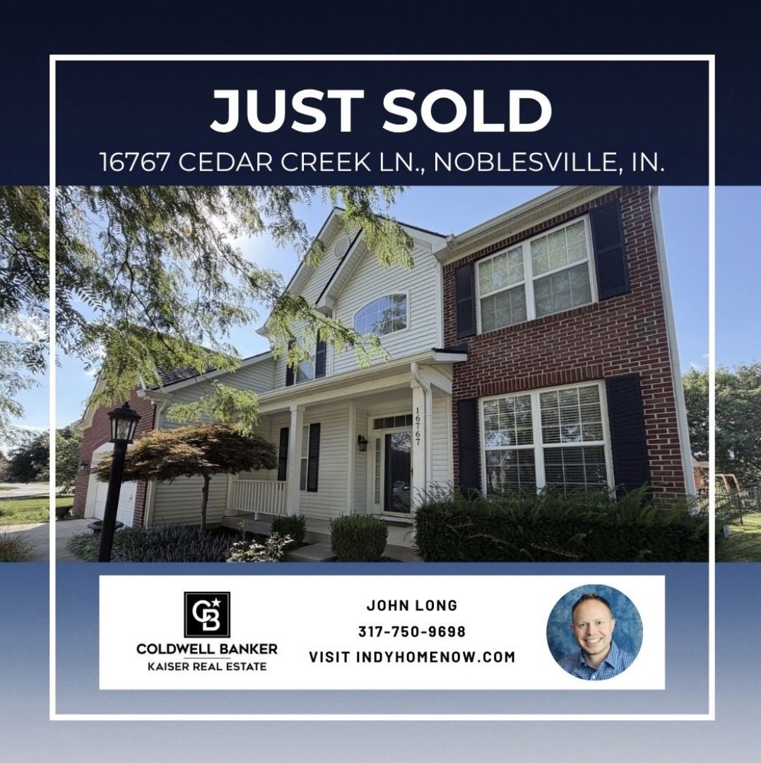 IndyHomeNow's tweet photo. Congrats to my buyer who closed on this home today in The Highlands at Stony Creek.  It's a great home, neighborhood and floor plan. #johnlongrealestate #IndyHomeNow https://t.co/1BTTAqVHkg