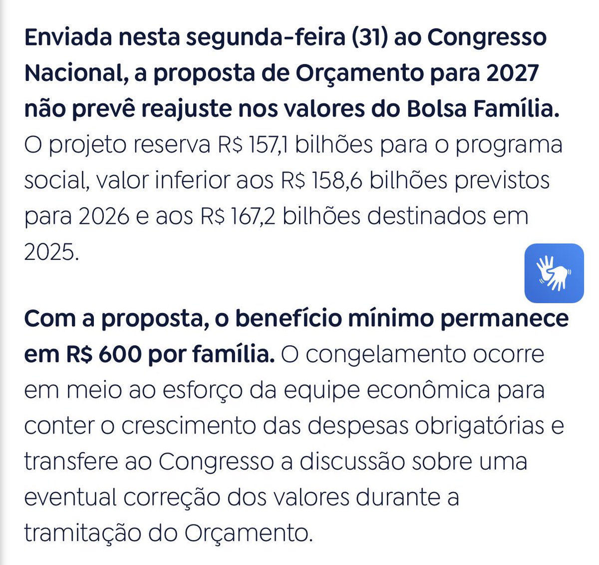 Maxcardoso's tweet photo. Quer dizer então, que a LOA enviada pelo governo Lula ao Congresso no último dia 31 não previa o reajuste de 91 reais comunicado nesta quinta (17) pelo governo?
Será que temos uma medida eleitoreira configurando abuso de poder econômico? https://t.co/GZoNfTOrmr