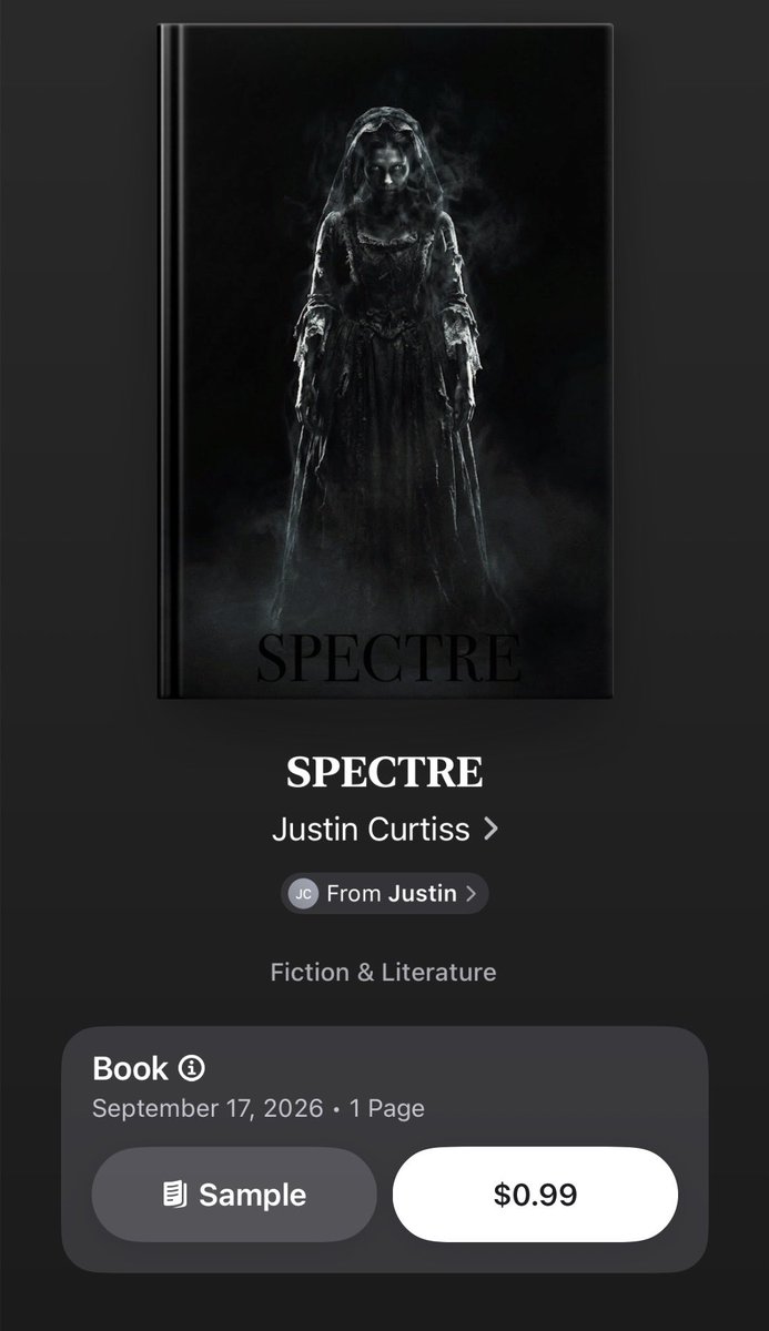 ColdWinterFilms's tweet photo. SPECTRE
(A Horror Novel) https://t.co/A5jNaxAAT6 #horror #horrorbooks #horrornovels https://t.co/oSCMSk0hiW