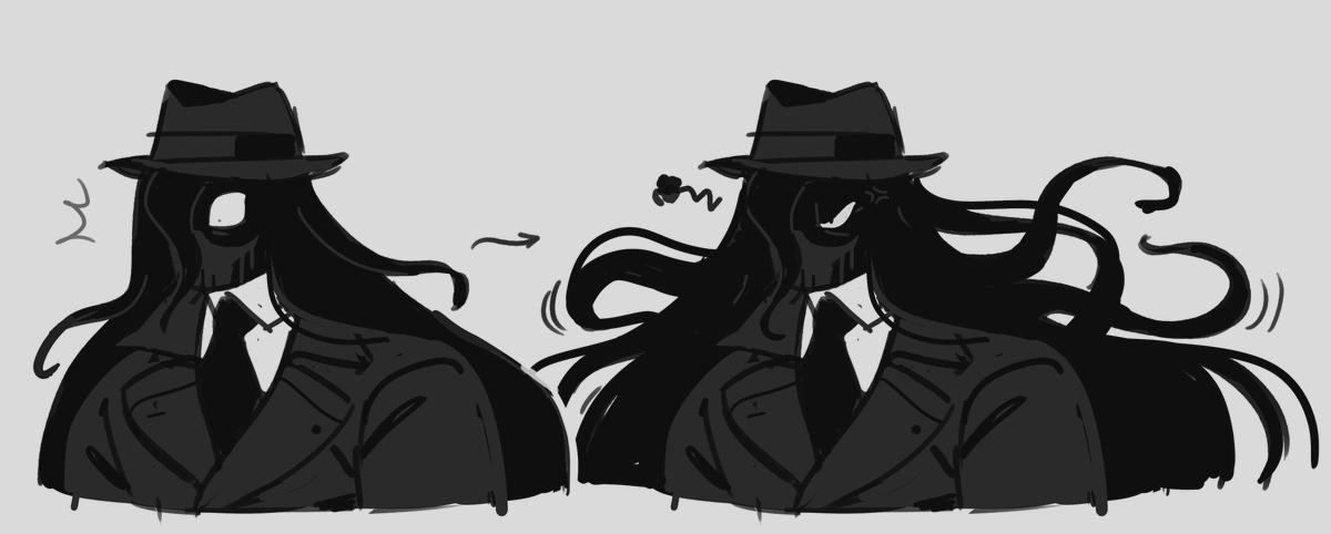 5778Alpha's tweet photo. im giving this guy ghibli hair physics to ruin his idgfer persona #tmfts #themanfromtheshadow https://t.co/liiiGA9C0T