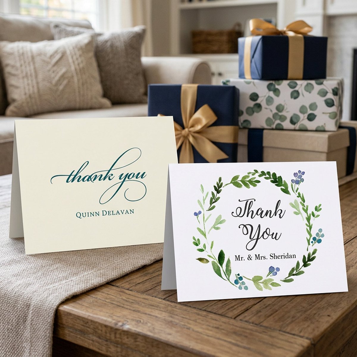 StudioNotes's tweet photo. Saying "Thank You" is always in style!  Shop our beautiful selection of personalized thank you cards up to 30% OFF. Shop 🛒:https://t.co/QI7roINBN8 https://t.co/3v1iuXjZp3