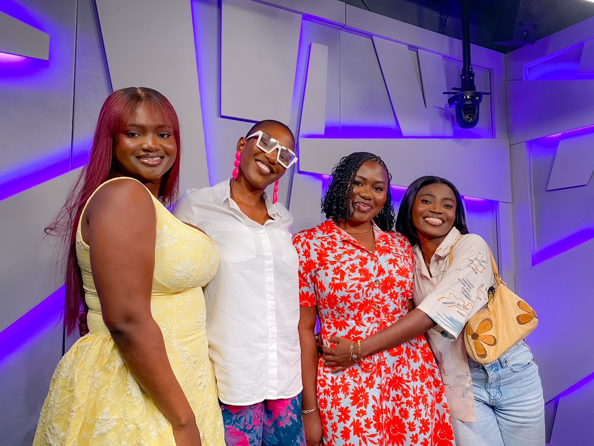 PLUZZ899FM_'s tweet photo. .@lernylomotey was joined by Awurabena, Precious &amp; Elsie on The F Word to discuss whether in-laws should have influence in courtship and marriage 😁❤️

#AddMore
#AccrasMusicLeader https://t.co/mhTTtmqNsL