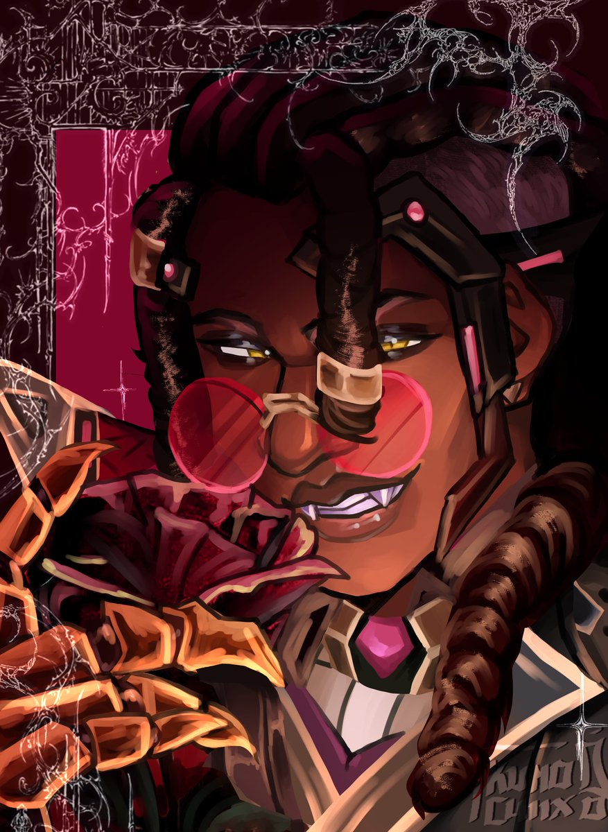 Kumochiix's tweet photo. 🍷🦇#doctrine #overwatch https://t.co/5rVyCtlng5