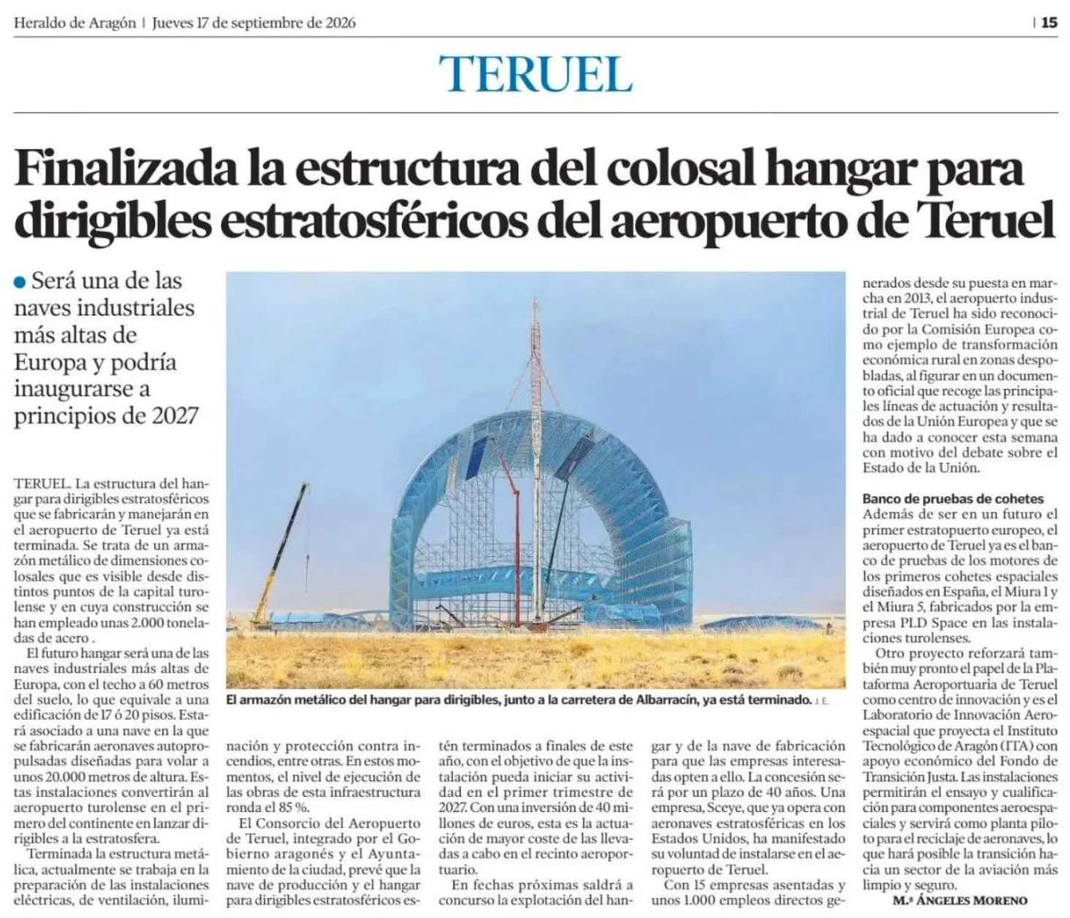 aeropuerteruel's tweet photo. #HAPS vuelos de gran altura https://t.co/nKo4CXCpQM